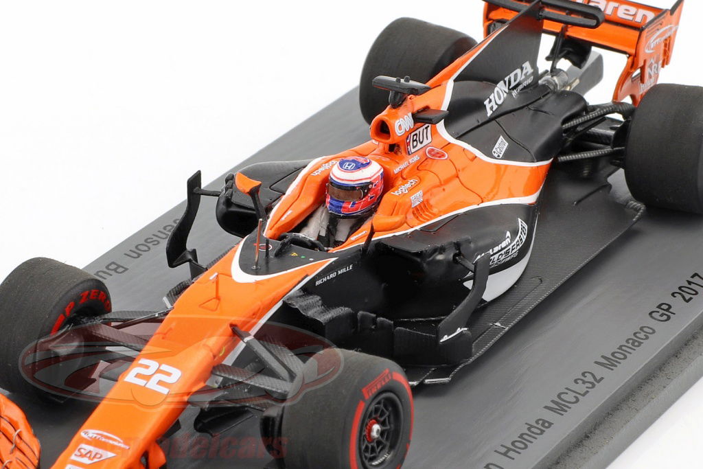 Spark 1:43 Jenson Button McLaren MCL32 #22 monaco GP formula