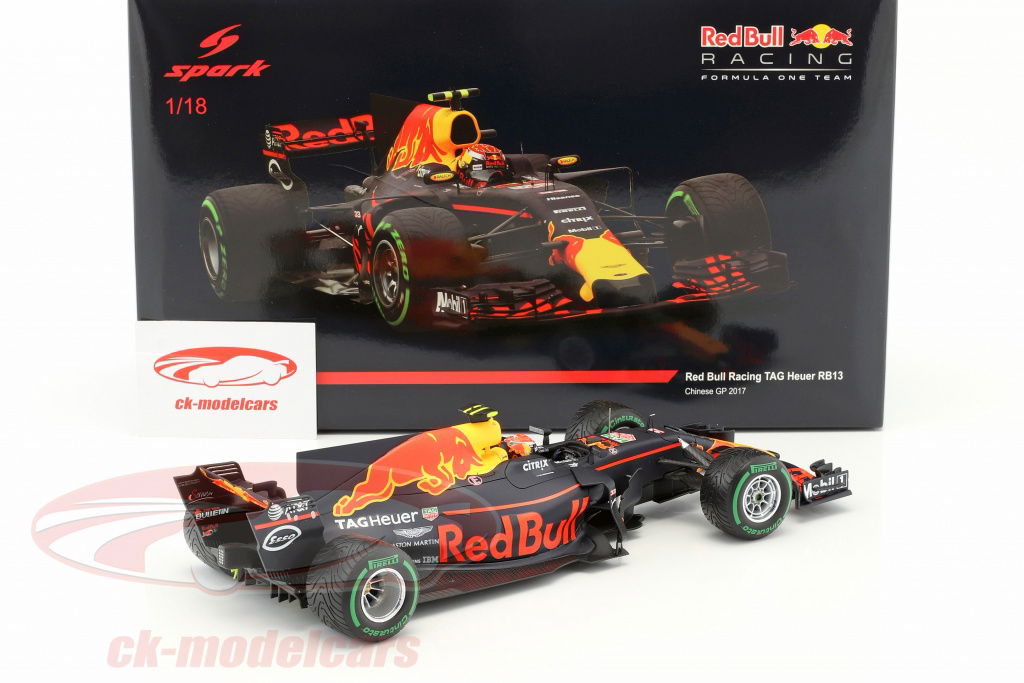 Spark 1:18 Max Verstappen Red Bull RB13 #33 3rd Chinese GP