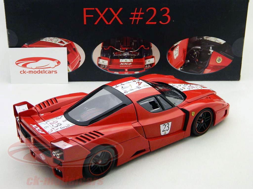 HotWheels Elite 1:18 F. Müller Ferrari FXX #23 red L7116