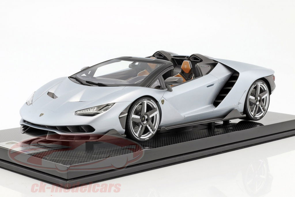 looksmart-1-12-lamborghini-centenario-roadster-silver-with-showcase-ls12-09a/