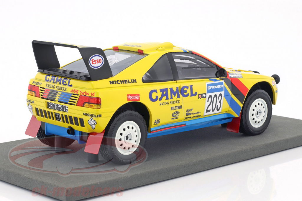TopMarques 1:18 Peugeot 405 GT T16 #203 Winner Rallye Paris
