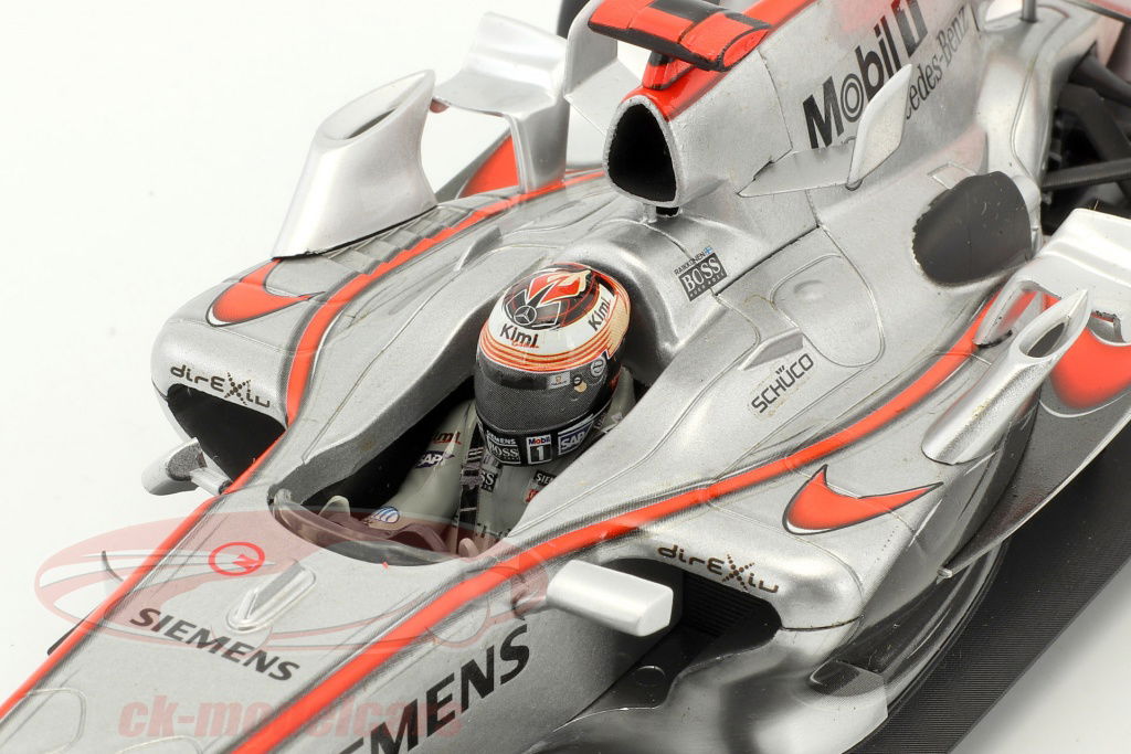 HotWheels 1:18 Kimi Raikkonen McLaren Mercedes MP4-21 #3
