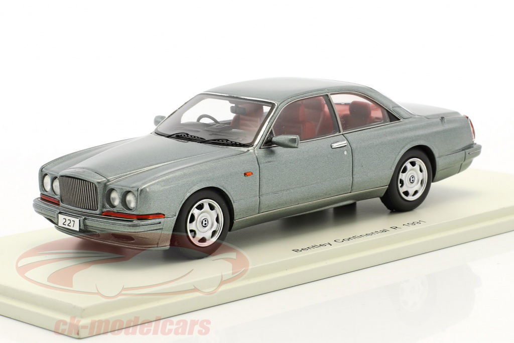 spark-1-43-bentley-continental-r-year-1991-silver-gray-metallic-s4892/