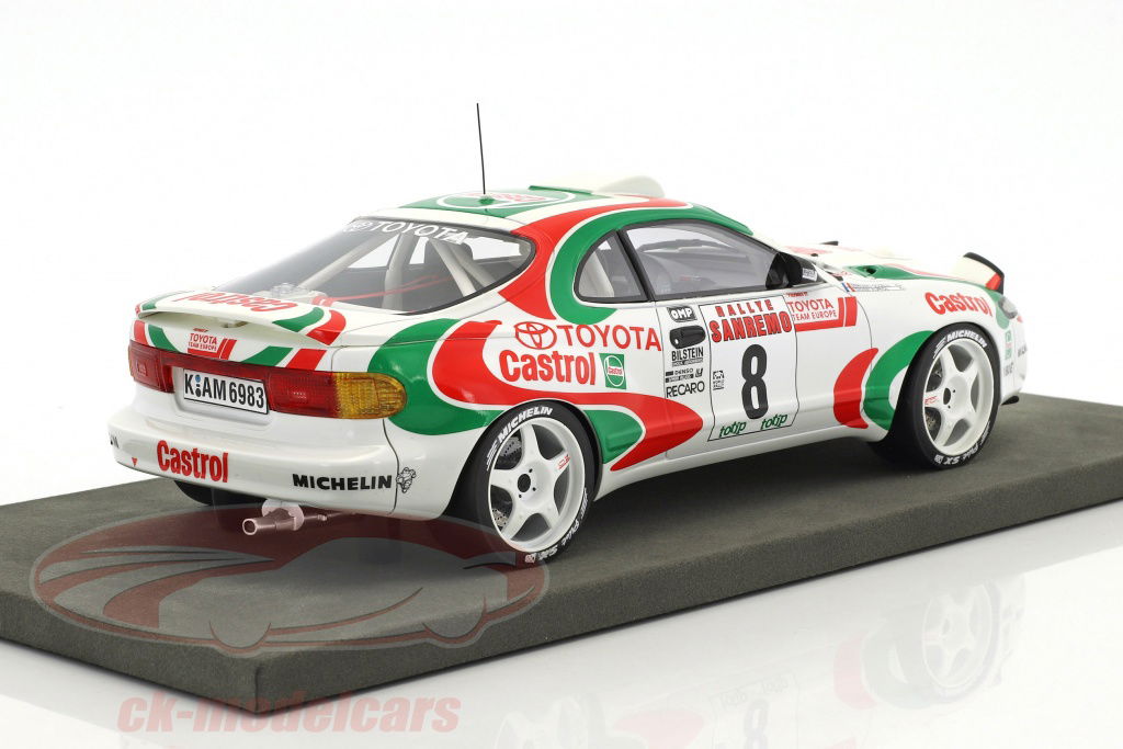 TopMarques 1:18 Toyota Celica GT4 (ST185) #8 Winner Rallye