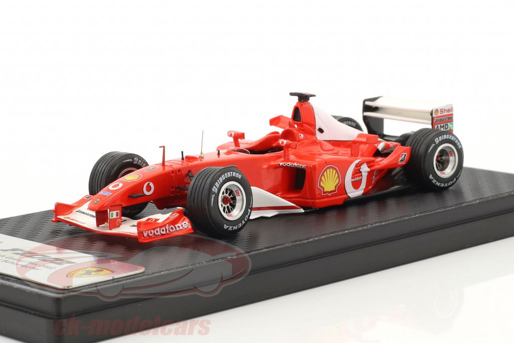 BBR Models 1:43 Michael Schumacher Ferrari F2002 Winner