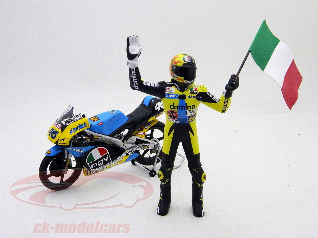 Valentino Rossi GP 125 フィギュア 1996年 Minichamps 1:12 GP rider Valentino Rossi Figure 125 1996