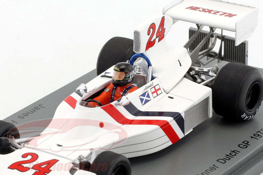 Spark 1:43 James Hunt Hesketh 308 #24 winner Dutch GP