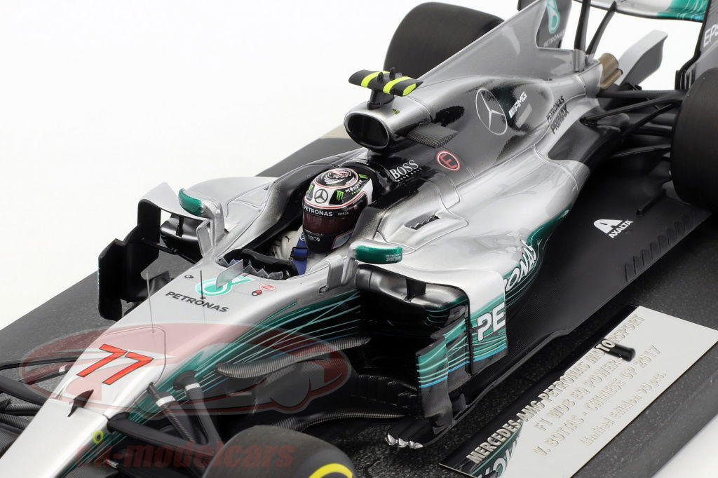Minichamps 1:18 Valtteri Bottas Mercedes F1 W08 EQ Power #77