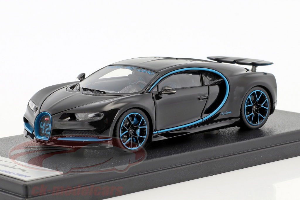 looksmart-1-43-bugatti-chiron-zero-400-noir-metallique-bleu-ls459se/