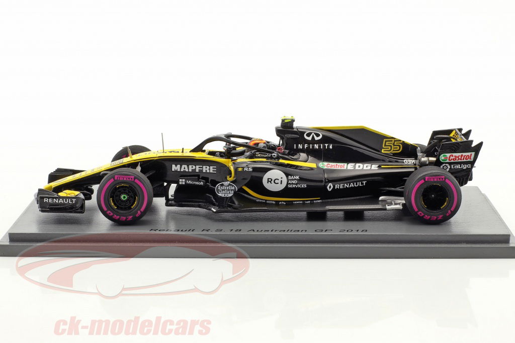 Renault F1カー 1/18 スケール F1 Renault RS18 Chinese Gp 2018 Nico Hülkenberg 1:18 Spark