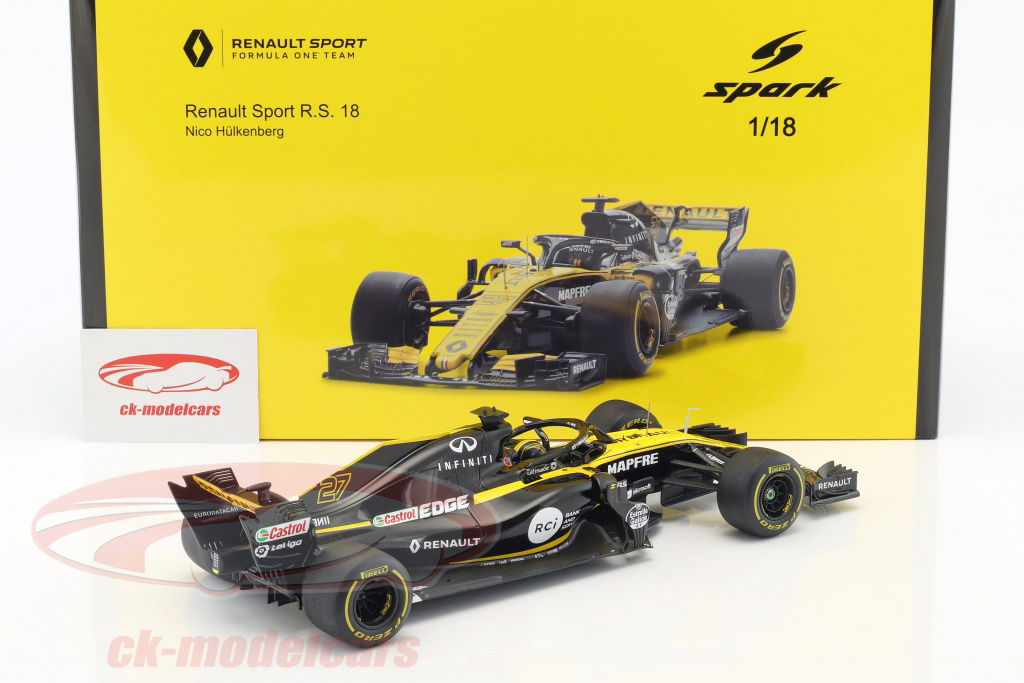 Renault F1カー 1/18 スケール Spark 1:18 Nico Hülkenberg Renault R.S.18 #27 China GP