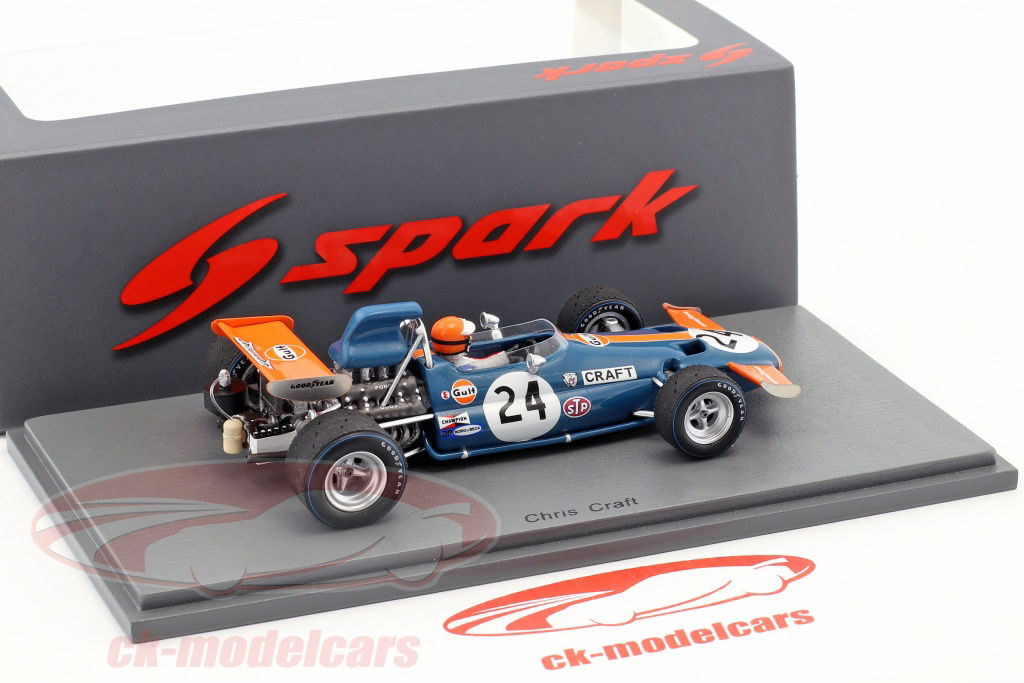 BRABHAM BT 33ブラバムBT33 Spark 1:43 Chris Craft Brabham BT33 #24 USA GP formula 1