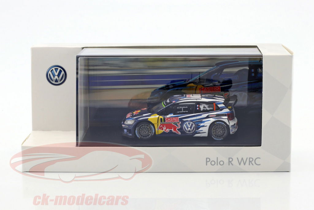 SPARK製フォルクスワーゲンポロWRC2015年 Spark 1:43 Volkswagen VW Polo R WRC #1 WRC 2015 Ogier