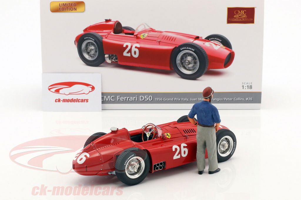 Ferrari D50 1956 J.M. Fangio ミニカー Brumm 1:43 J. M. Fangio Ferrari D50 #1 Winner British GP F1
