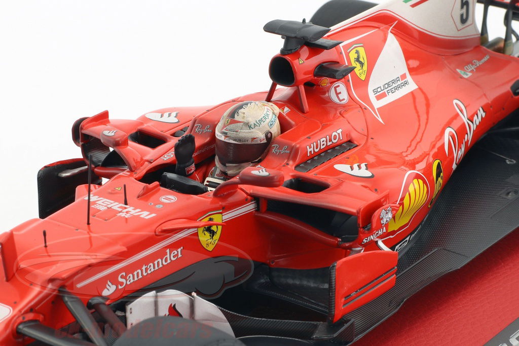 BBR Models 1:18 Sebastian Vettel Ferrari SF70H #5 Winner