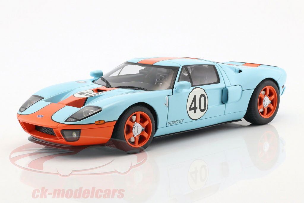 AUTOart Ford GT 1/18 ダイキャストミニカー￼ Amazon | AUTOart 1/18 フォード GT (ガルフ・カラー #40) 完成
