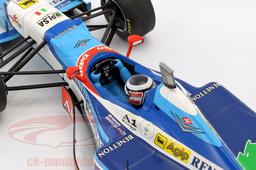 Minichamps 1:18 Gerhard Berger Benetton B197 Renault #8