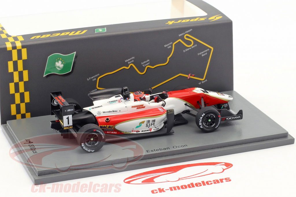 Spark 1:43 Esteban Ocon Dallara F3 SJM #1 Macau GP formula 3