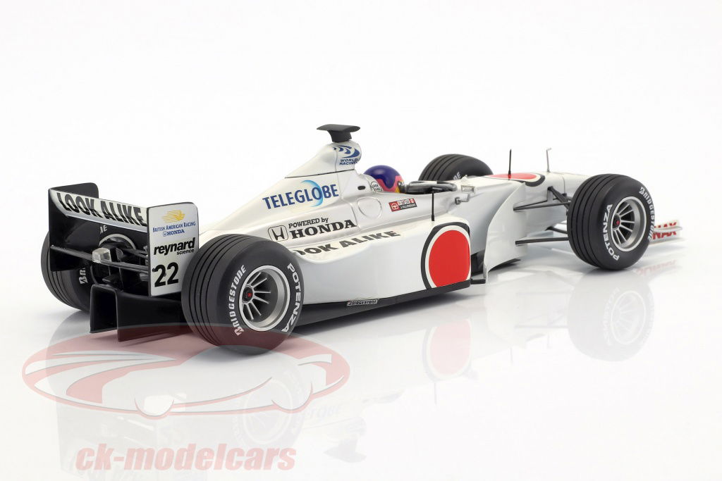 Minichamps 1:18 Jacques Villeneuve Bar Honda #22 formule 1