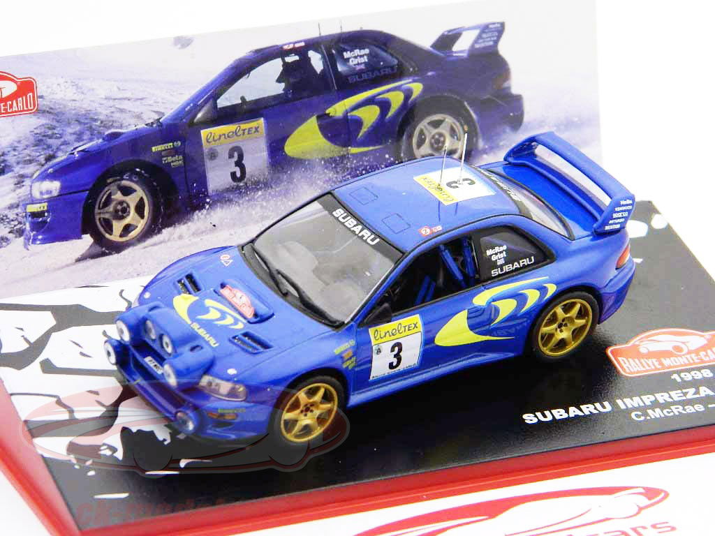 Ixo 1:43 スバルインプレッサWRC＃3モンテカルロラリー1998