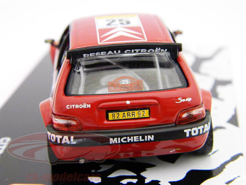 Ixo 1:43 シトロエンサクソキットカー＃25モンテカルロラリー