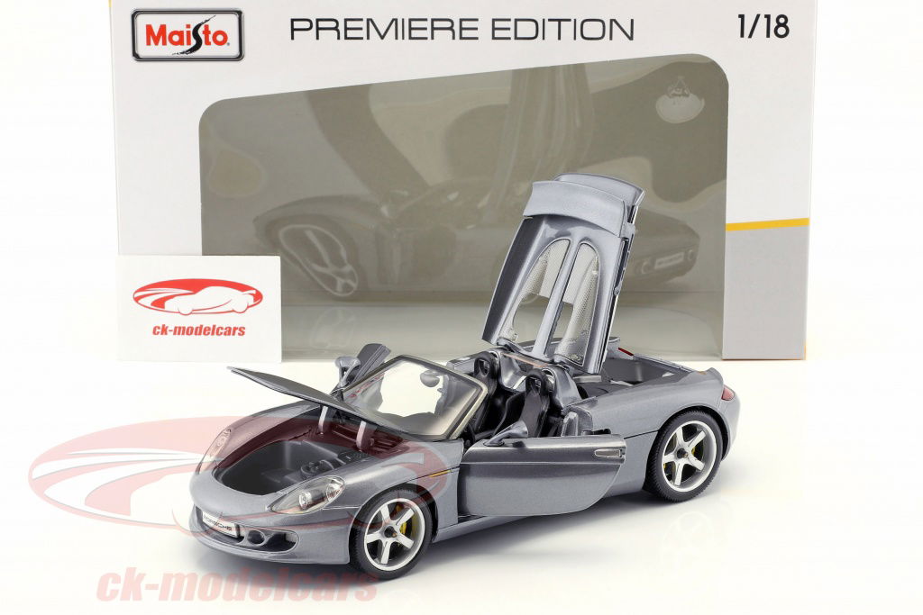 AUTO art Porsche Carrera GT ミニカー 1/18 1/18 AUTOart Porsche Carrera GT (Black) Diecast Car Model