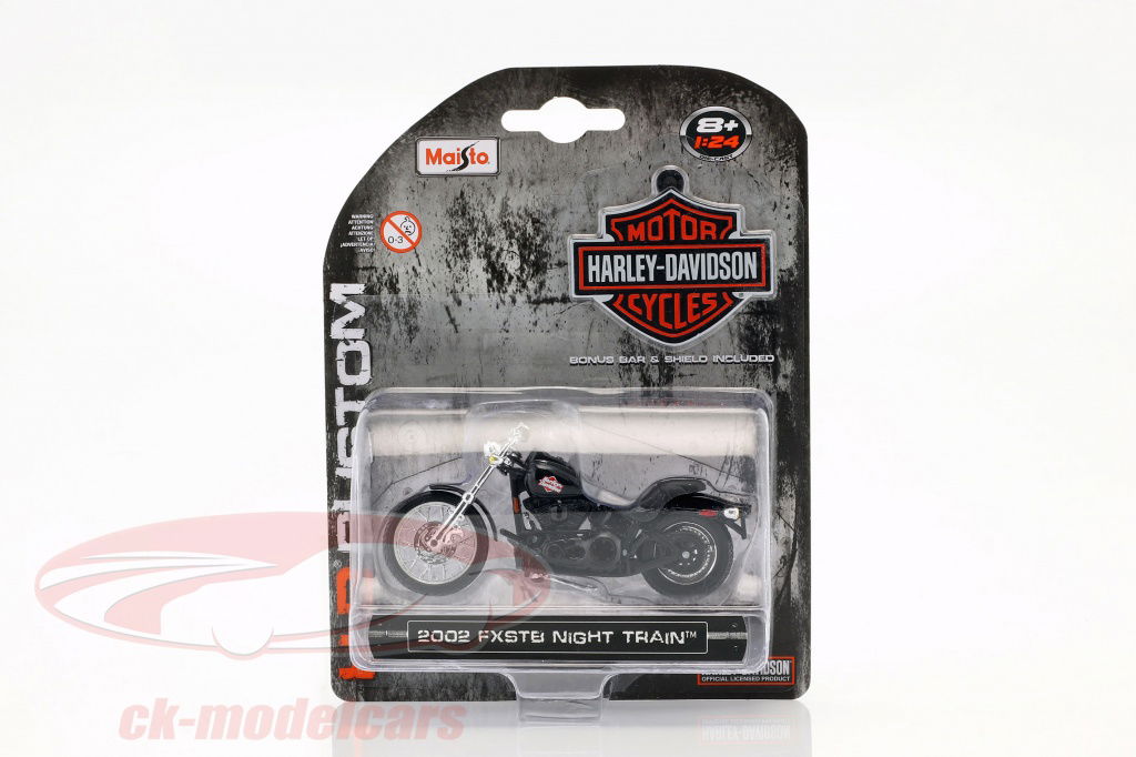 maisto-1-24-harley-davidson-fxstb-night-train-opfrselsr-2002-sort-20-4165/