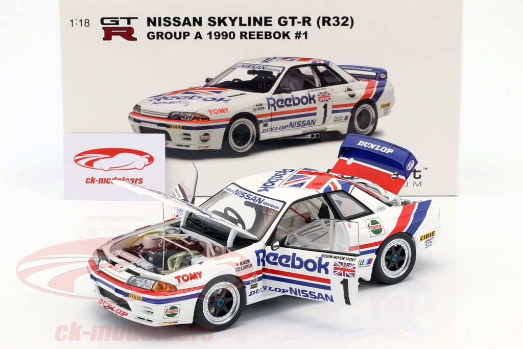 AUTOart 1:18 Nissan Skyline GT-R R32 #1 Group A 1990 Reebok