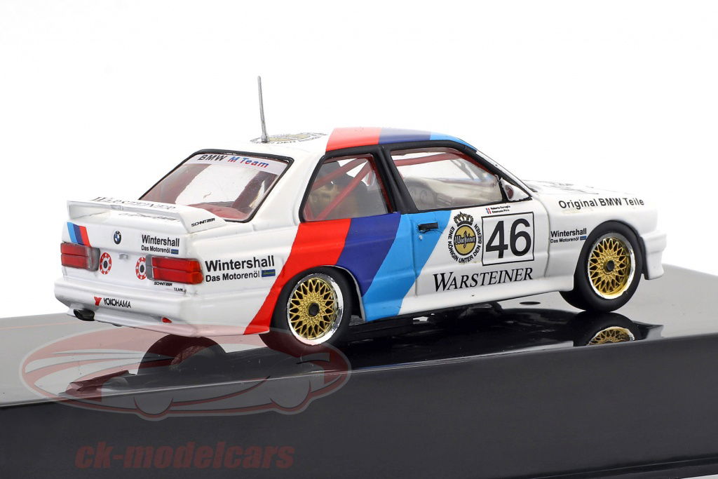 Ixo 1:43 BMW M3 (E30) #46 WTCC 1987 Ravaglia, Pirro GTM128