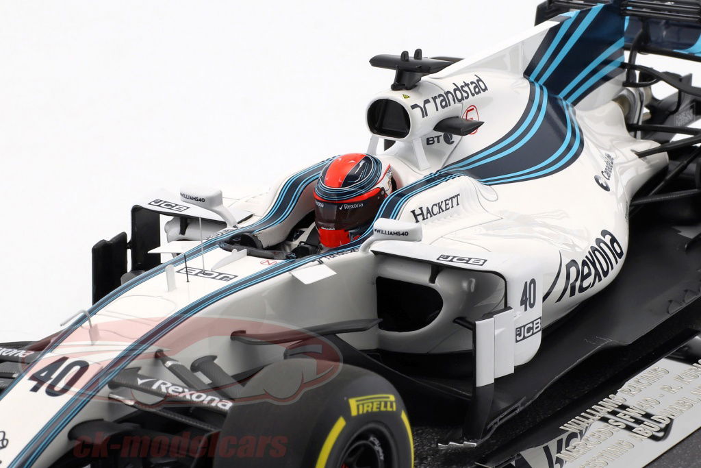 Minichamps 1:18 Robert Kubica Williams FW40 #40 test Car Abu