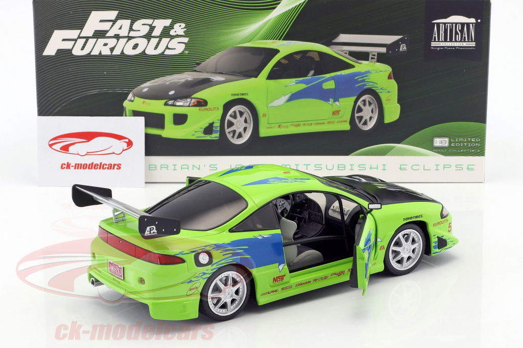Greenlight 1:18 Brian's Mitsubishi Eclipse year 1995 Movie