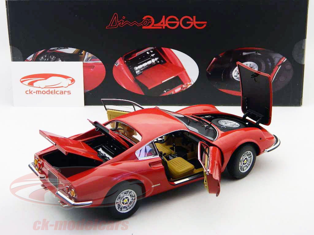 特価 Hot Wheels 1/18 フェラーリ Dino 246GTS レッド 1/18 フェラーリ ディーノ246GTS Ferrari Dino レッド Hot