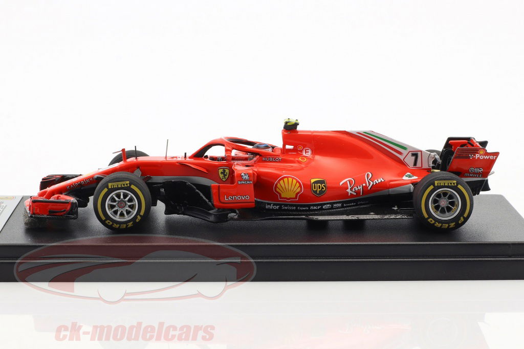 ミニカー 1/43 Ferrari SF71H Winner US GP 2018 LookSmart 1:43 Kimi Räikkönen Ferrari SF71H #7 Winner USA GP