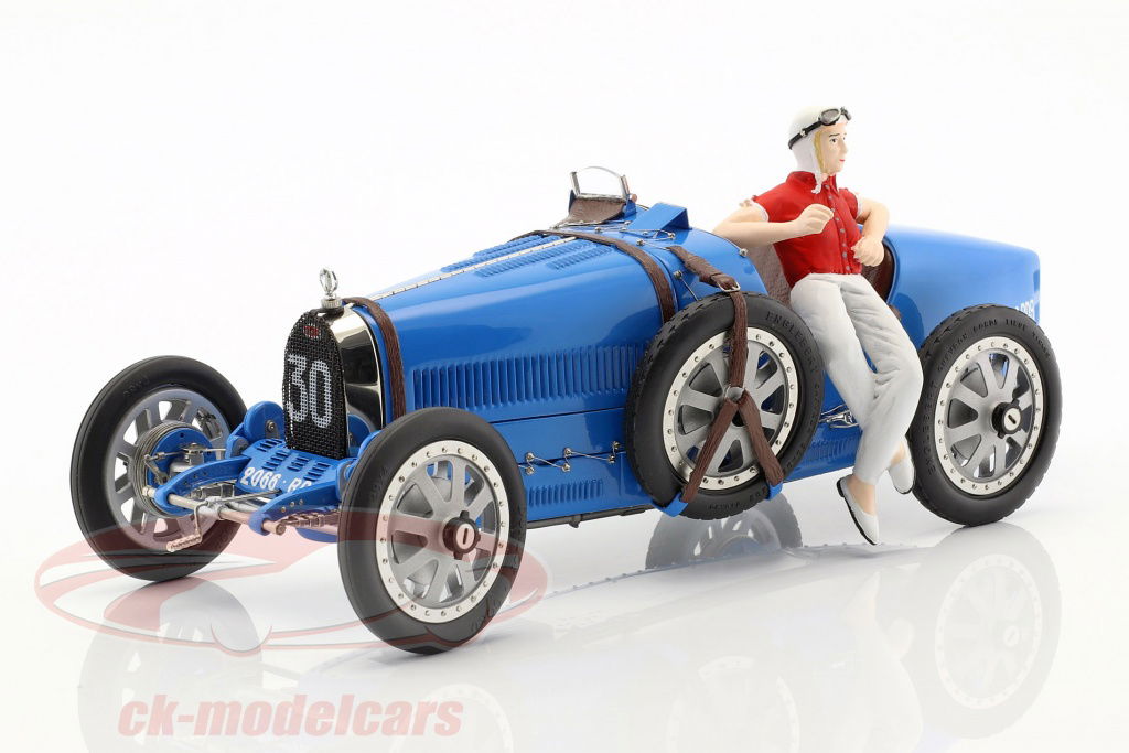 cmc-1-18-bugatti-type-35-grand-prix-no30-blue-with-female-racer-figurine-m-100-b-018/