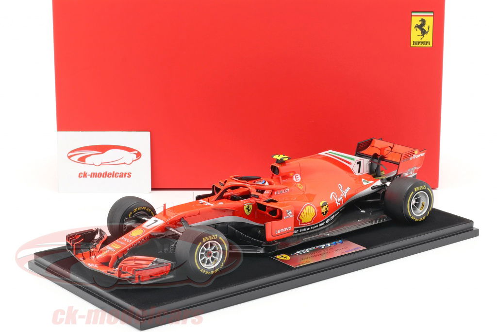 LookSmart 1:18 Kimi Räikkönen Ferrari SF71H #7 Winner United