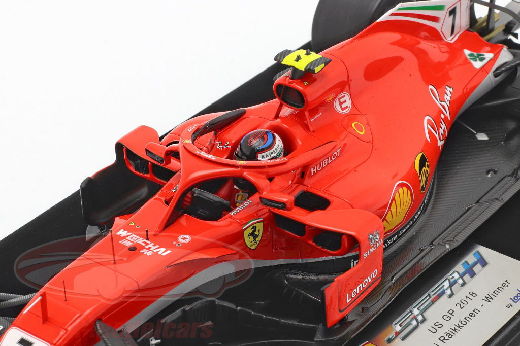 ミニカー Looksmart 1/18 Ferrari SF71H No7 Winner LookSmart 1:18 Kimi Räikkönen Ferrari SF71H #7 Winner United