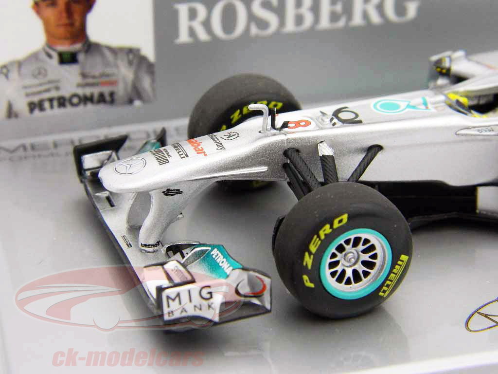 PMA MERCEDES GP W02 M.シューマッハ モナコGP 2012 Mercedes W03 GP Monaco No. 7 Michael Schumacher 2012, Spark