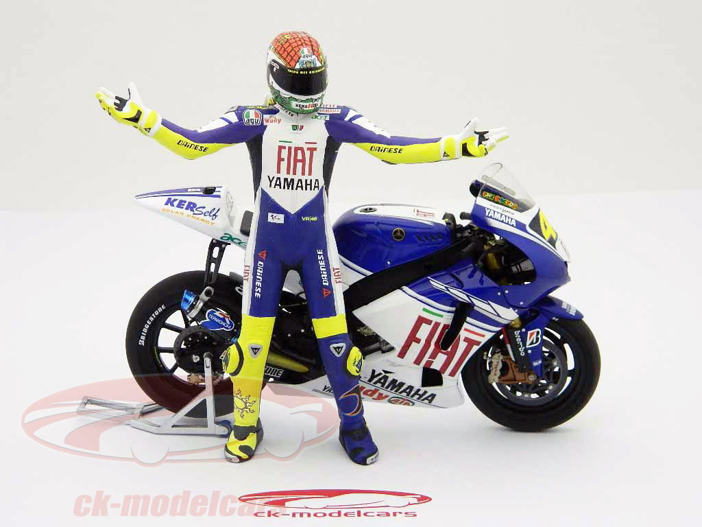 スポーツ Valentino Rossi Figurine 2008 Misano Minichamps 1:12 Valentino Rossi driver figure / figurine