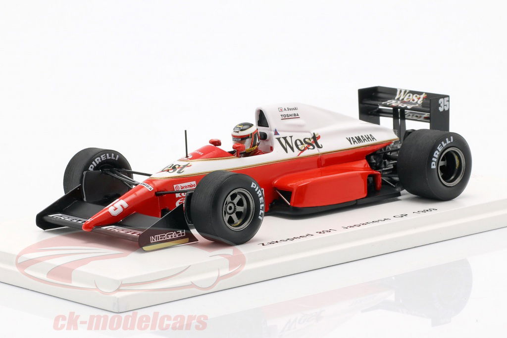 Spark 1:43 Aguri Suzuki Zakspeed 891 #35 japanese GP formula