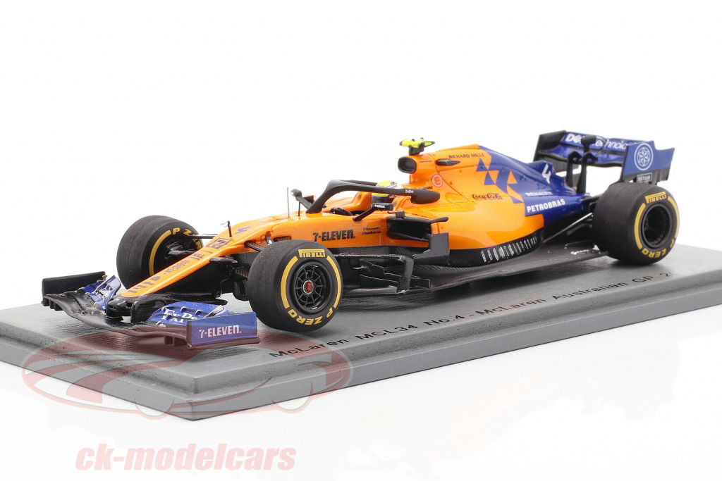 スパーク SPARK マクラーレン Mclaren MCL34 Spark 1:43 Lando Norris McLaren MCL34 #4 Australian GP