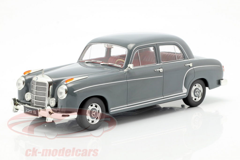 kk-scale-1-18-mercedes-benz-220-s-limousine-w180ii-year-1956-gray-kkdc180323/