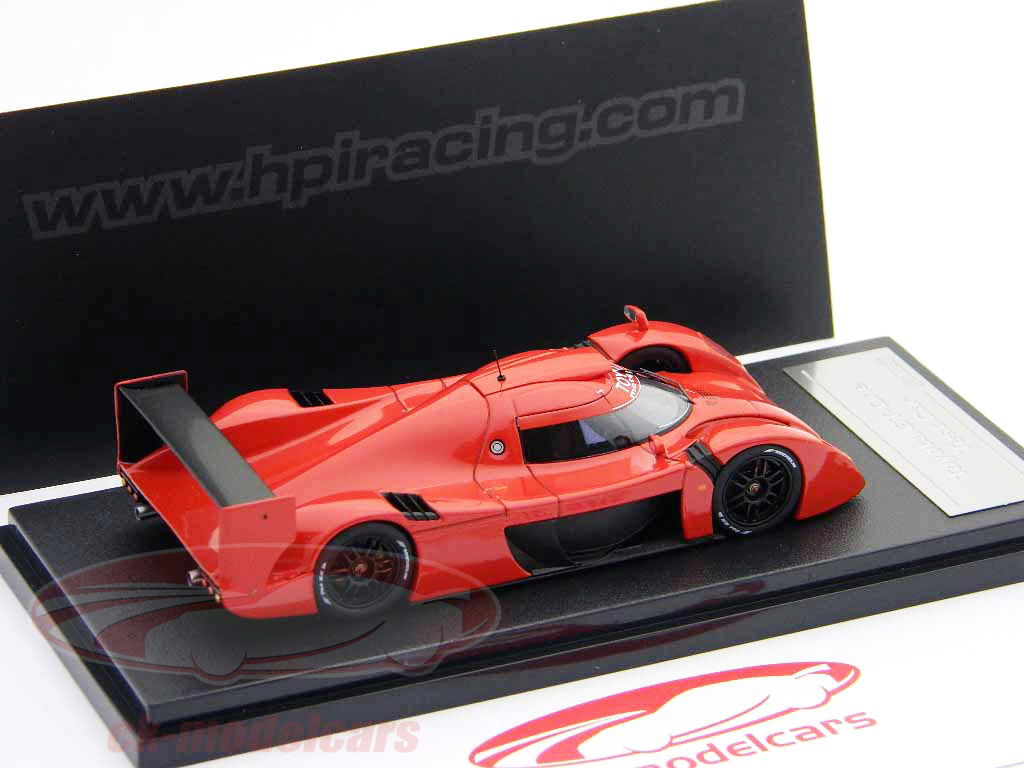 HPI Racing トヨタ GT-One レッド 1/43 HPI 1:43 トヨタGT-OneプレーンボディTestcar版赤/赤分 8145
