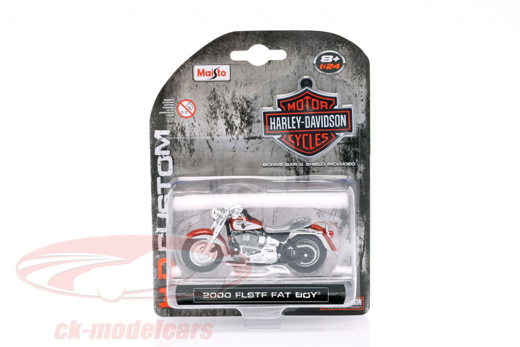 maisto-1-24-harley-davidson-flstf-fat-boy-2000-35094/