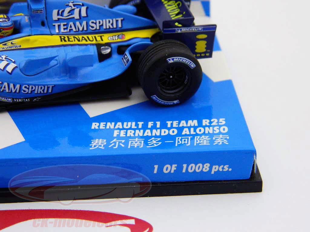 Minichamps 1:43 Fernando Alonso Renault R25 Formel 1