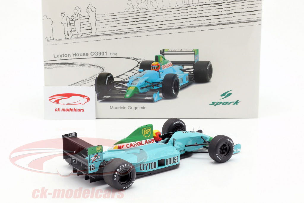 F1 March Leyton House CG901 1/43 ミニカー 1/43 Leyton House CG901 No.15 French GP 1990【S2980