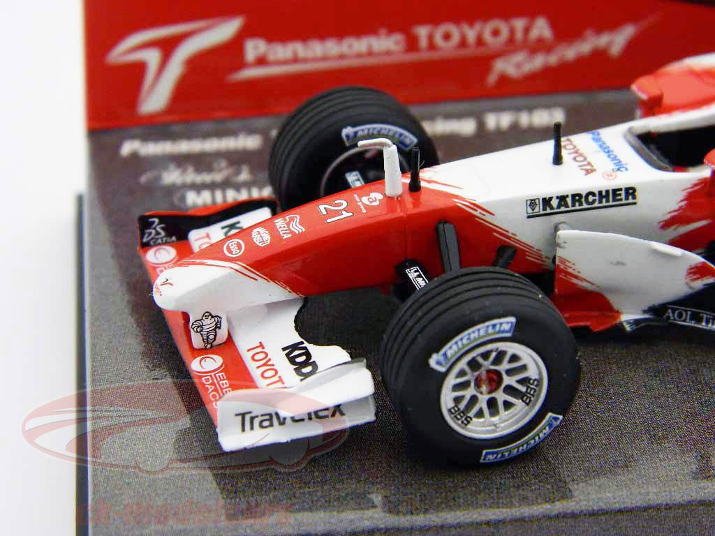 Minichamps 1:43 da Matta Toyota TF103 Racing Japan Promo