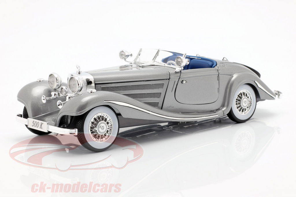 maisto-1-18-mercedes-benz-500-k-special-roadster-annee-1934-1936-argent-36862/
