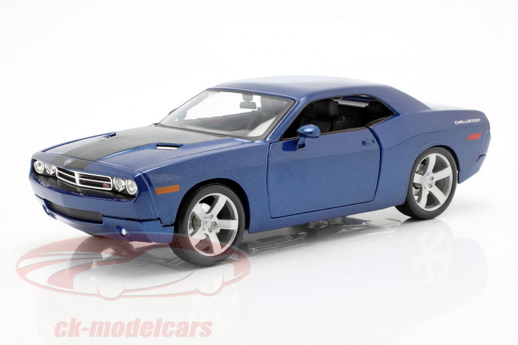 maisto-1-18-dodge-challenger-concept-bouwjaar-2006-blauw-metalen-36138b/