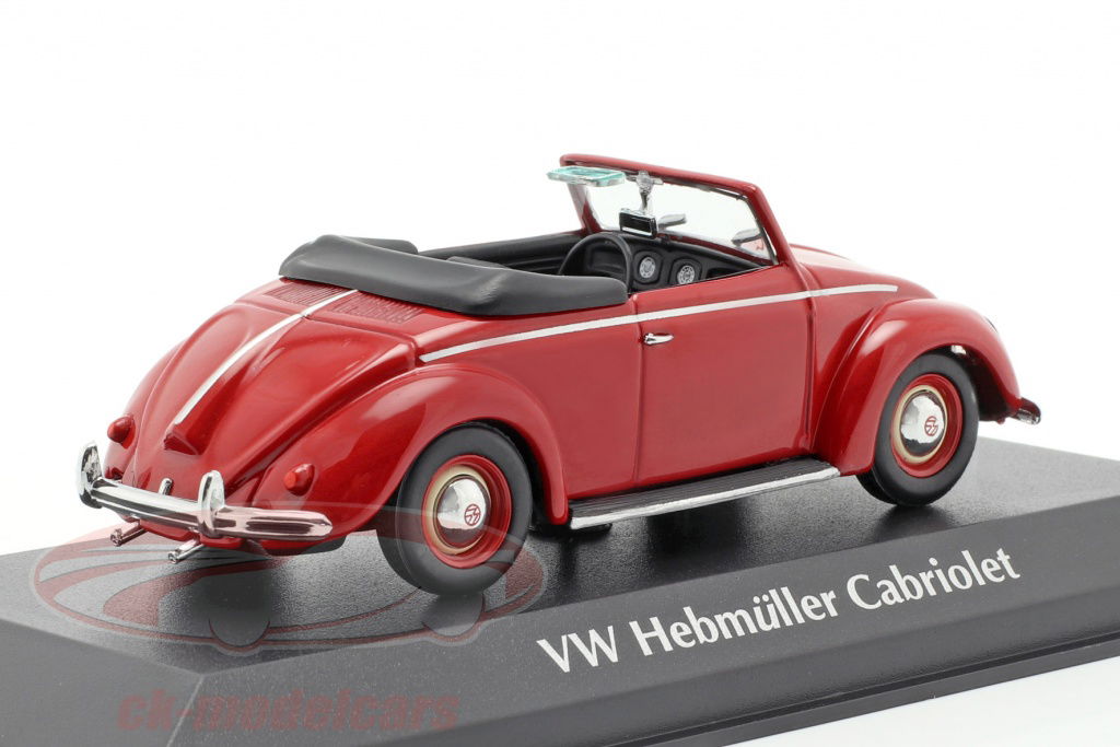 Minichamps 1:43 Volkswagen VW Hebmüller Cabriolet year 1950