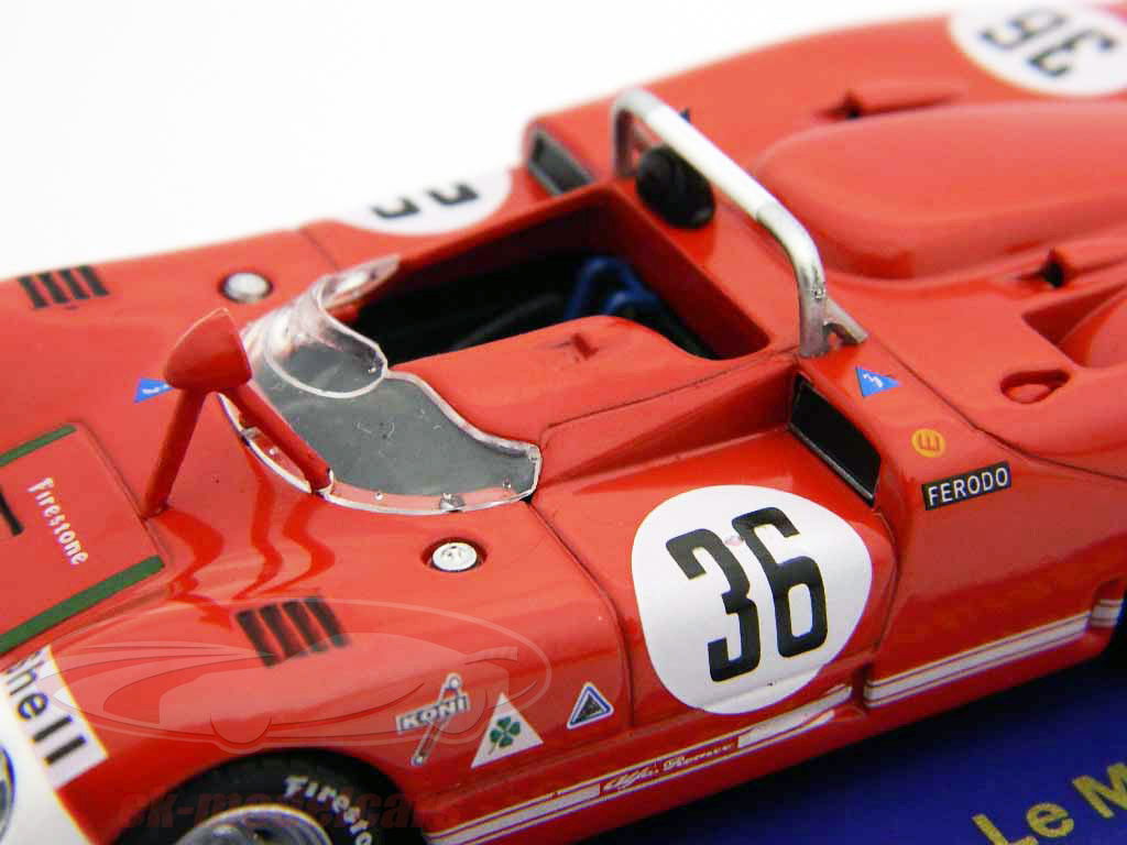 M4 1:43 アルファロメオ33.3＃36 24時間ルマン1970 M4: 7042